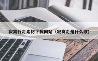 哈密寂寞行走素材下载网站（寂寞走是什么歌）